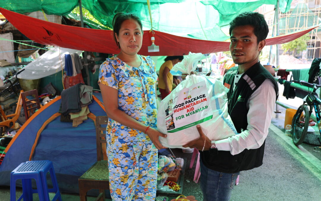 Dompet Dhuafa Bali Bersama PLN Indonesia Power UBP Bali Salurkan Bantuan Kemanusiaan untuk Penyintas Gempa di Myanmar
